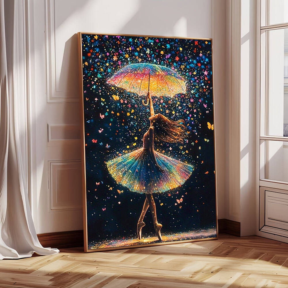 Art Craft Umbrella - EverShine DIY Diamond Painting Girl 5D