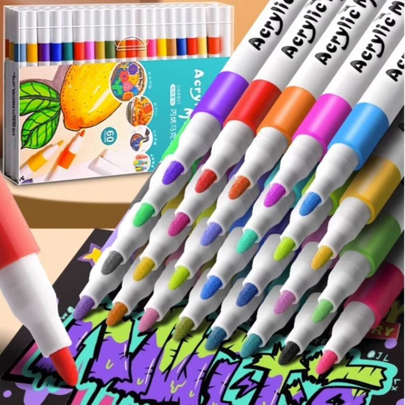 Art Craft Kindergarten - 12-80 Colores Set Acrylic Paint Art