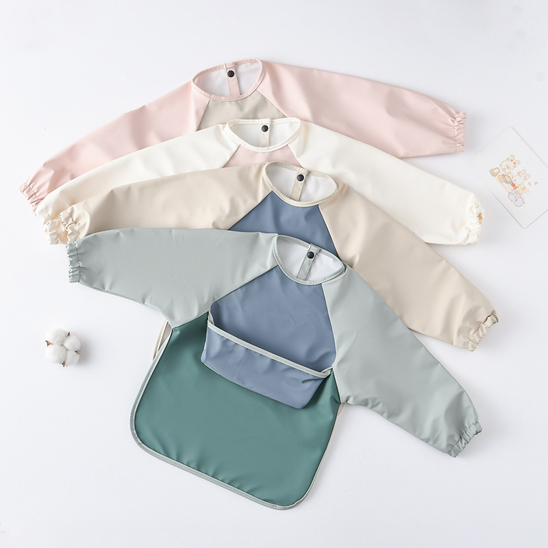 Kids Baby Long Sleeved PU Bibs - Art Craft Kindergarten recension och pris