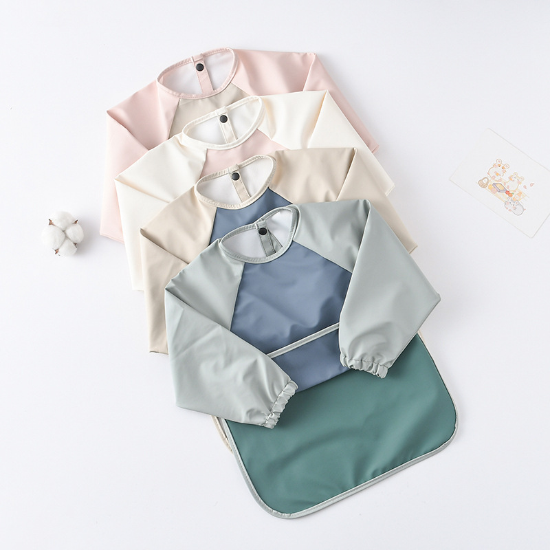 Kids Baby Long Sleeved PU Bibs - Art Craft Kindergarten recension och pris