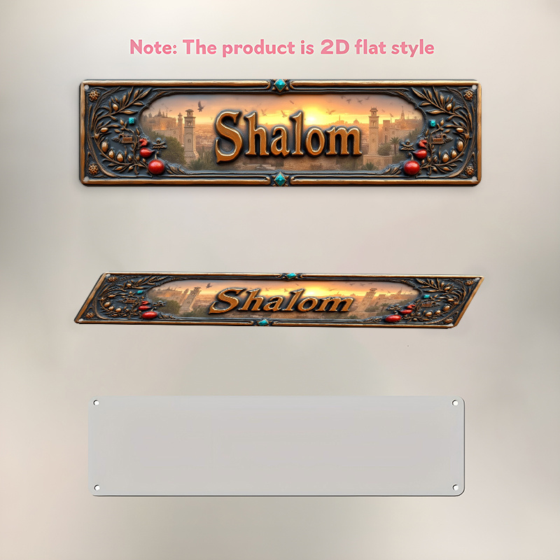 CIFBUY Vintage Shalom Hebrew A - Art & Craft Photos recension och pris