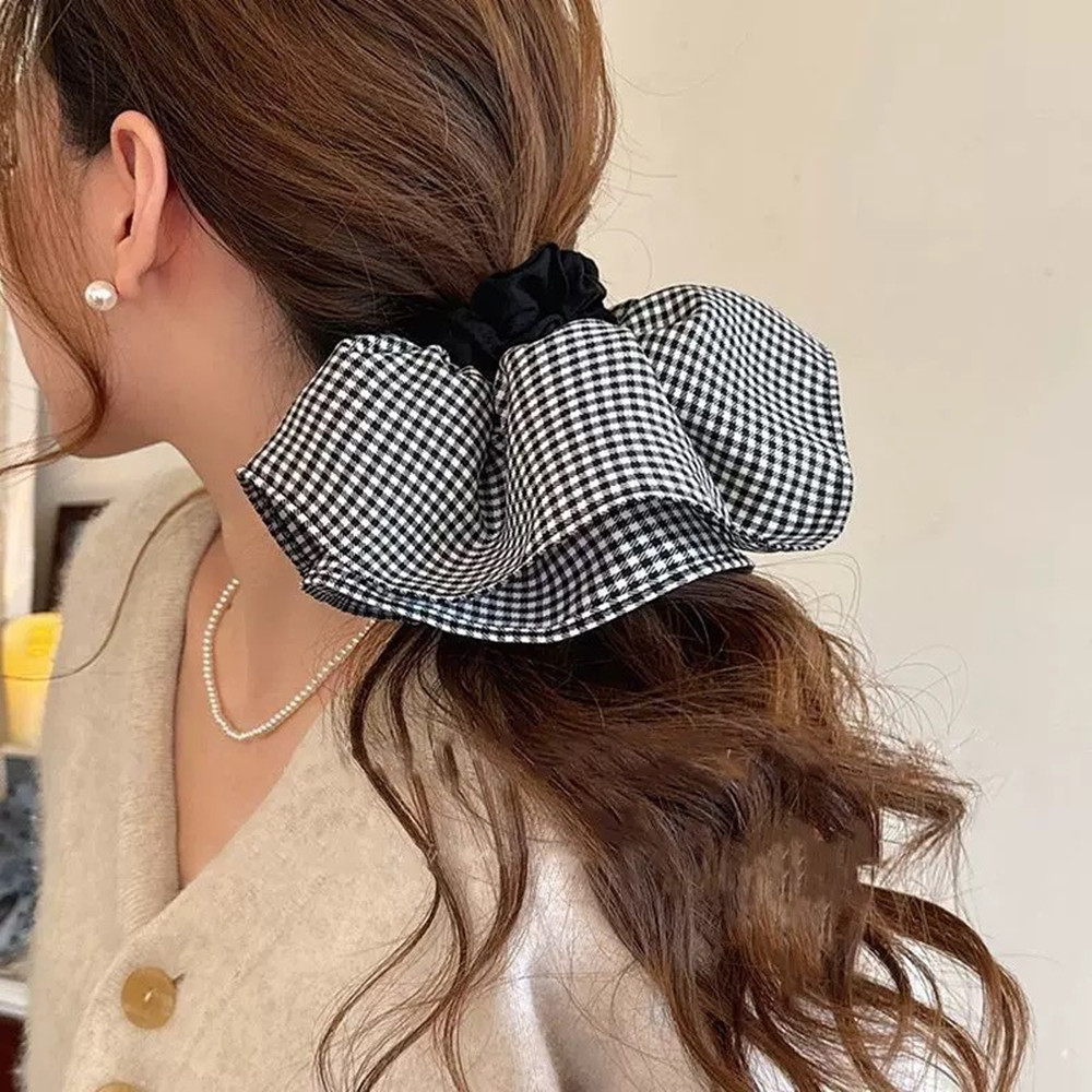 Extra Large Plaid Hair Ties El - Art And Craft Hair recension och pris