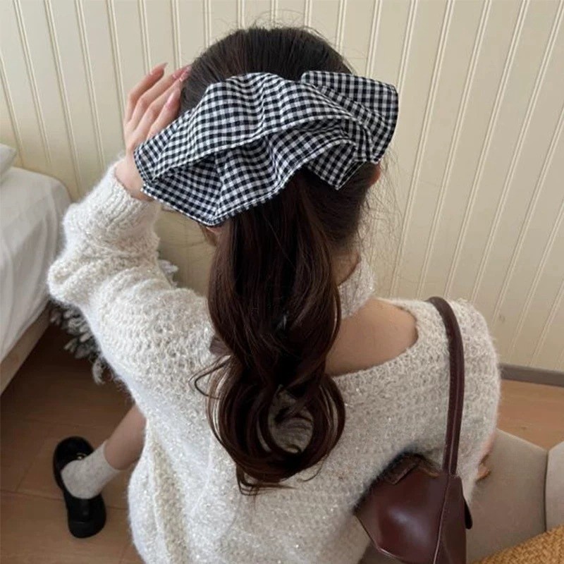 Extra Large Plaid Hair Ties El - Art And Craft Hair recension och pris