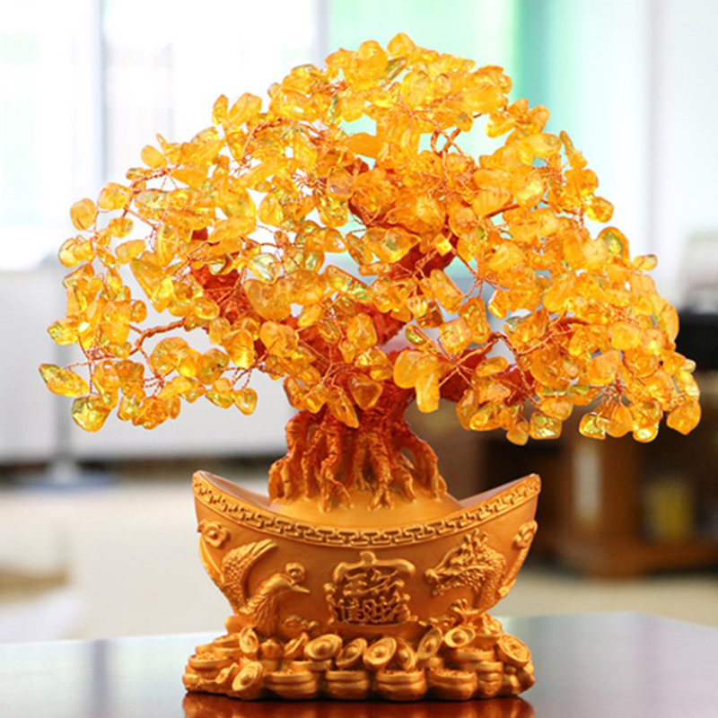 Lucky Money Tree Chinese Gold  - Art Craft New Year recension och pris