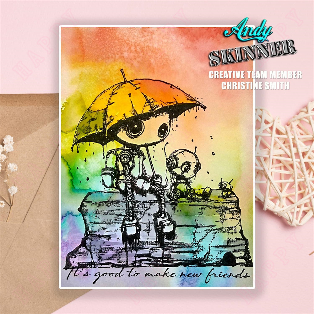 2024 New Friends Stamp Silicon - Art Craft Umbrella recension och pris