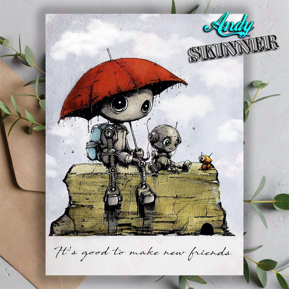 2024 New Friends Stamp Silicon - Art Craft Umbrella recension och pris