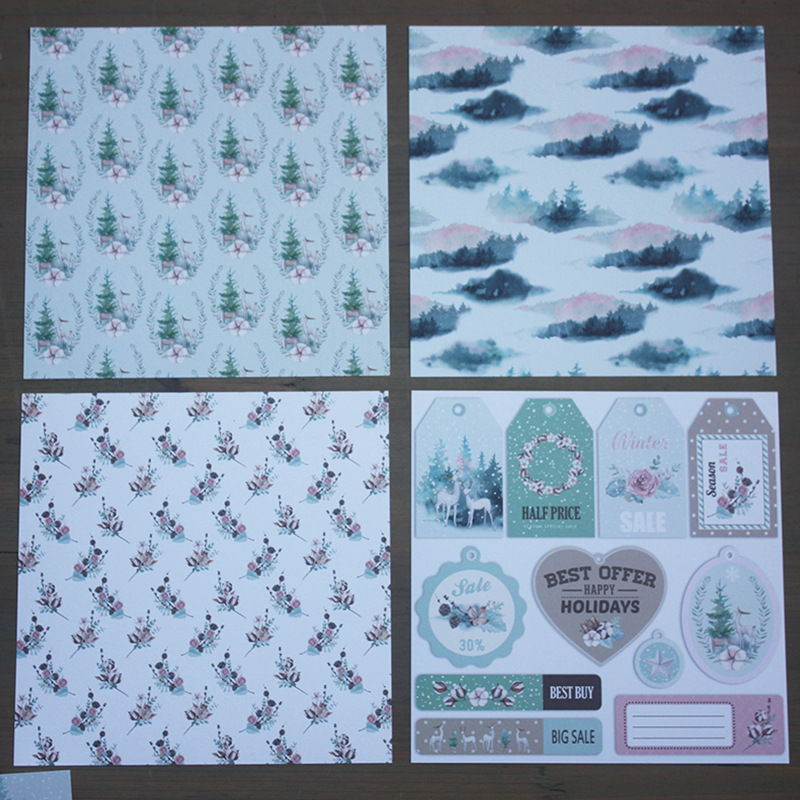 KLJUYP 24 Sheets Winter Time S - Art Craft Winter recension och pris