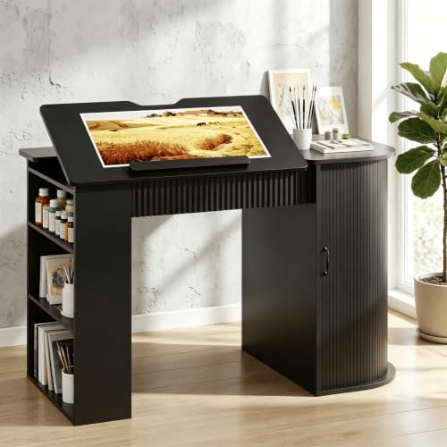 Drafting Table with Storage Ca - Art Craft Usa recension och pris