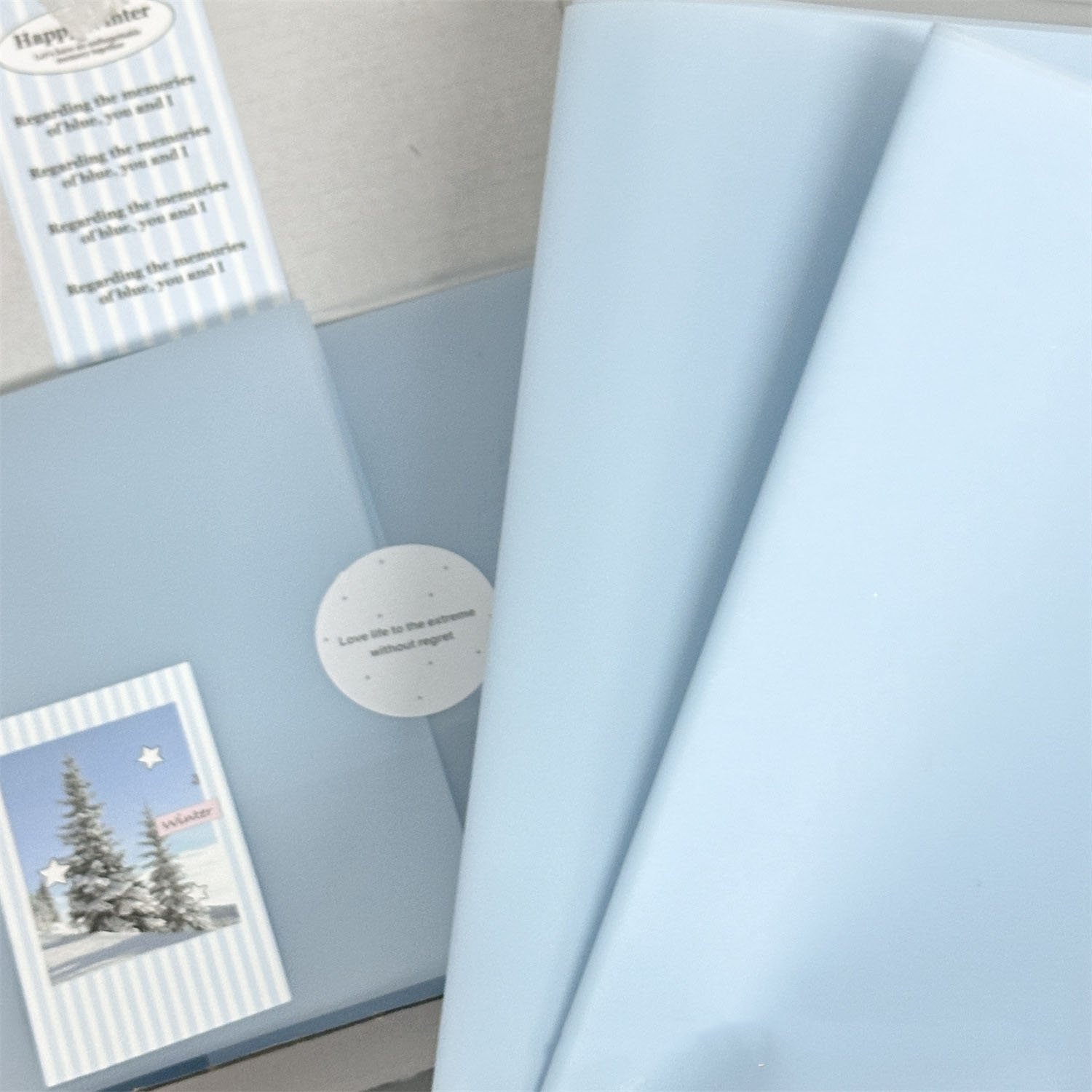 5 Sheets/Pack White Blue Green - Art Craft New Year recension och pris