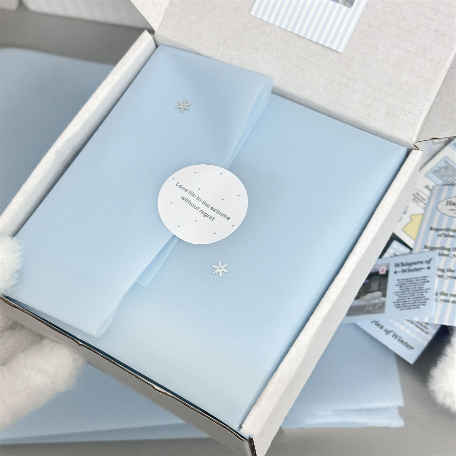 5 Sheets/Pack White Blue Green - Art Craft New Year recension och pris