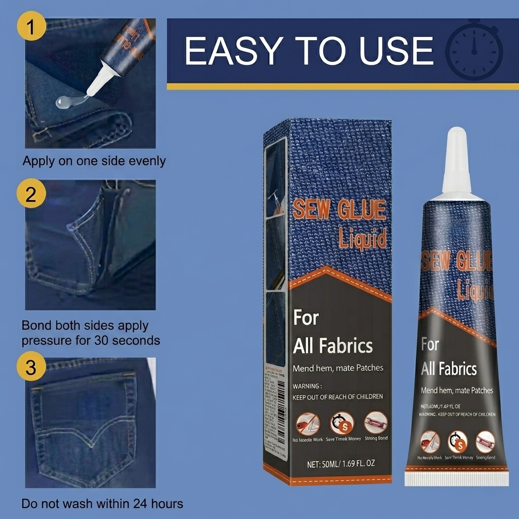 50ml Fabric Sewing Glue Fast D - Leather Tooling Kit recension och pris