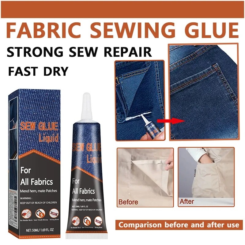 50ml Fabric Sewing Glue Fast D - Leather Tooling Kit recension och pris