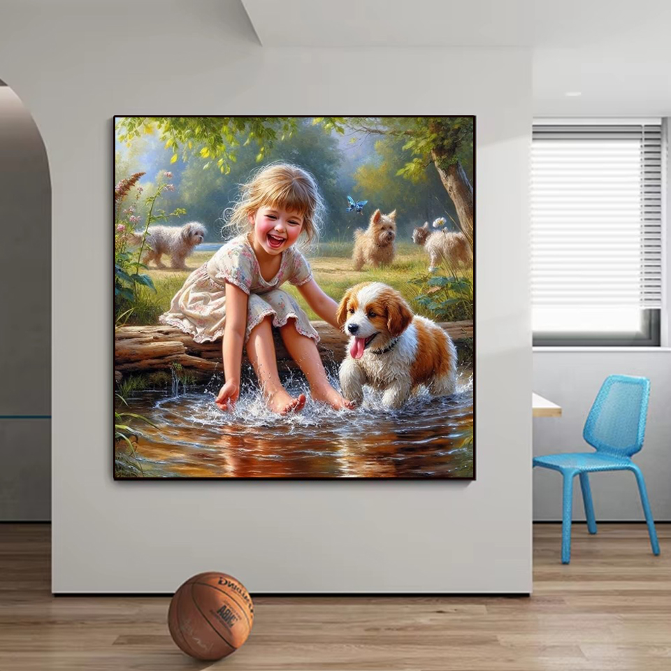 Portrait 5D Diamond Painting G - Art Craft Hobbies recension och pris