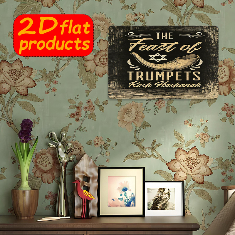 CIFBUY Vintage Aluminum Wall A - Art & Craft Photos recension och pris
