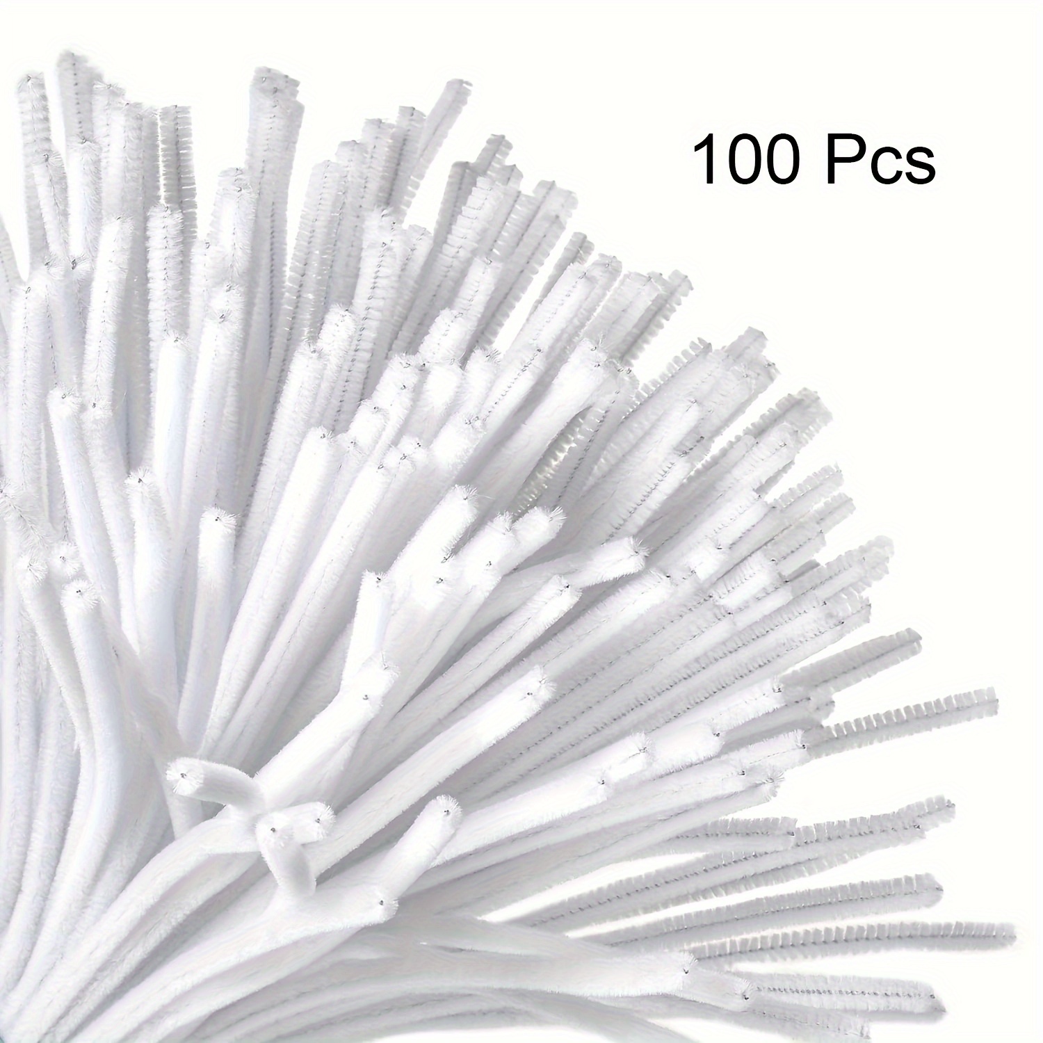 100 Pcs White Pipe Cleaners,Pi - Art Craft Kindergarten recension och pris