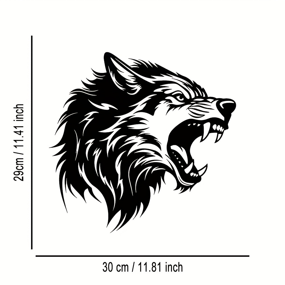CIFBUY Wolf Head Metal Wall Ar - Art Craft Bar recension och pris