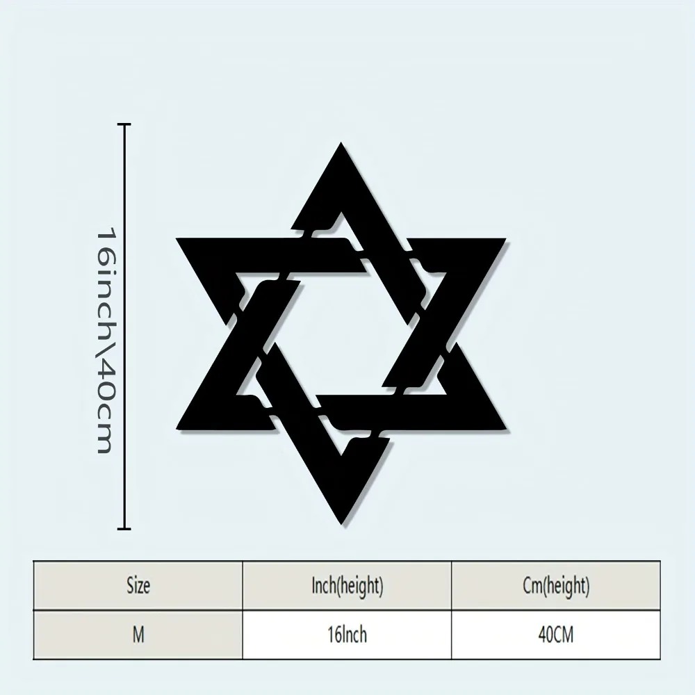CIFBUY Metal Wall Art Star of  - Art Craft Usa recension och pris