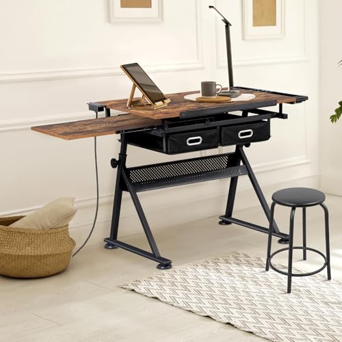 Adjustable Drafting Table with - Art Craft Usa recension och pris