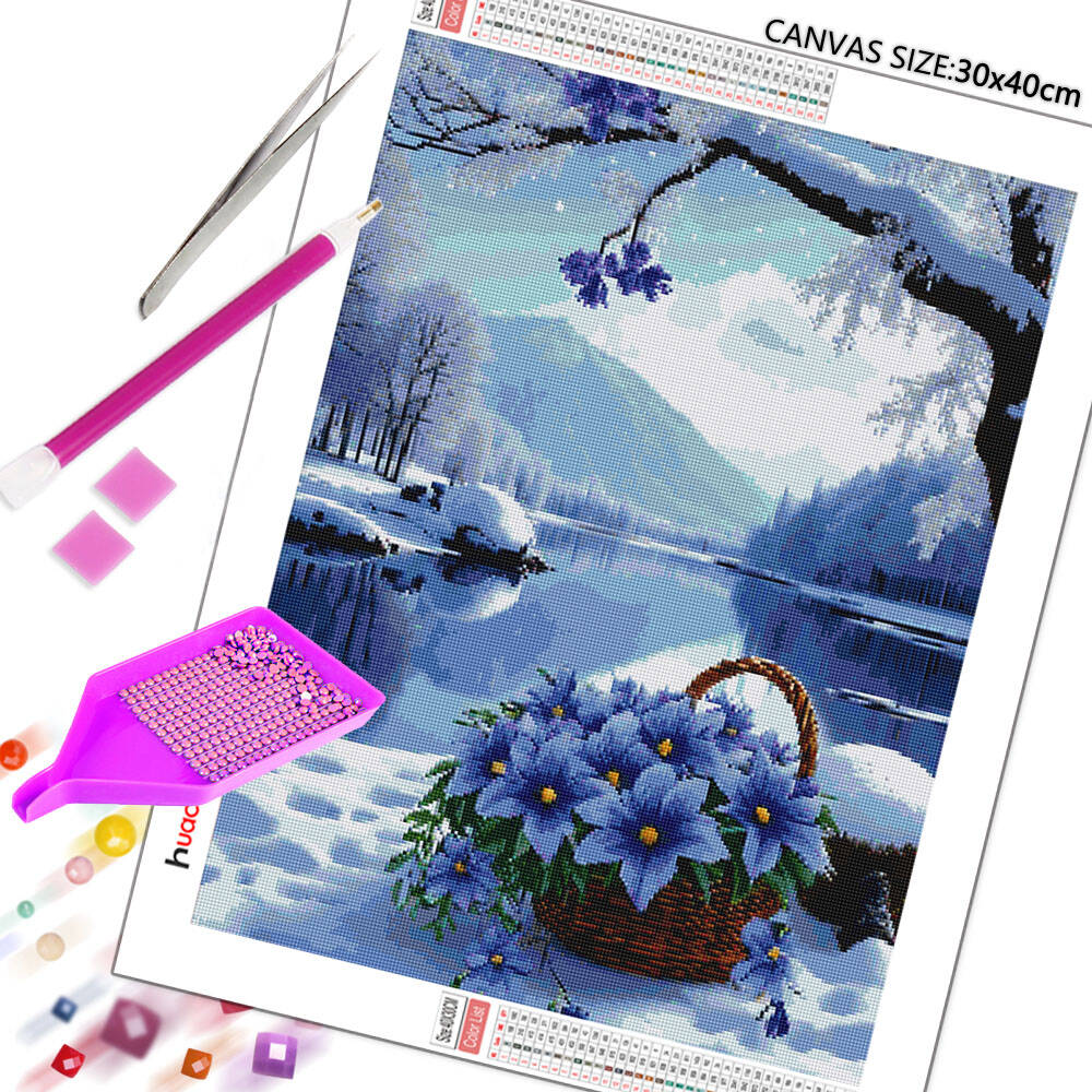 Huacan Diamond Painting Flower - Art Craft Winter recension och pris