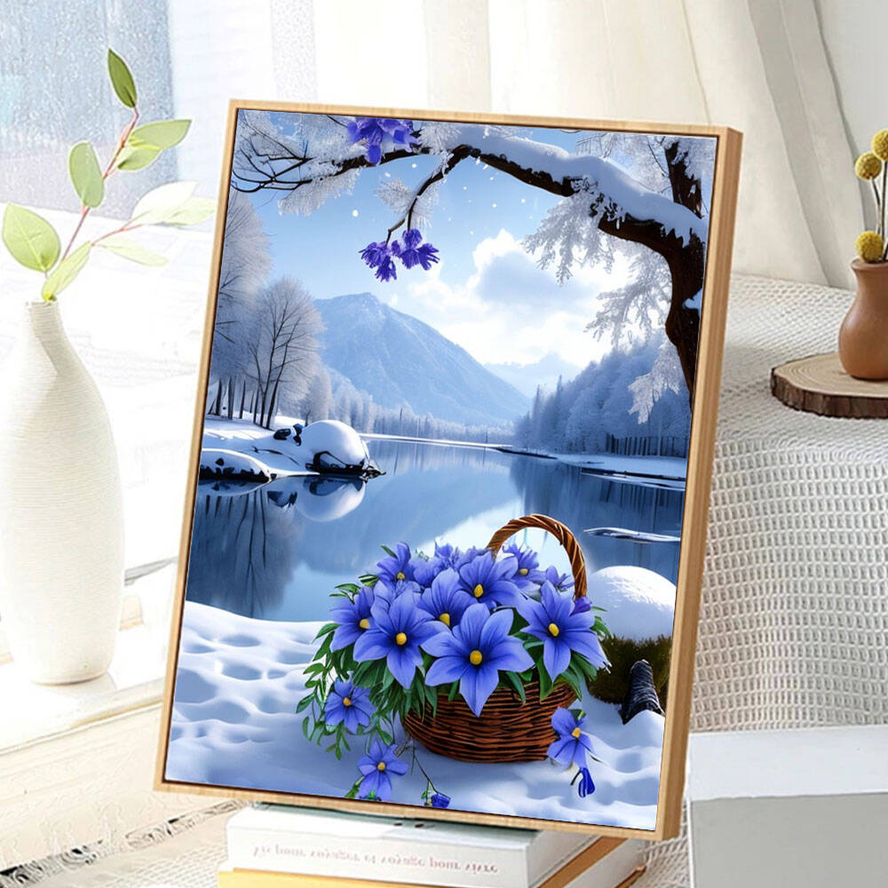 Huacan Diamond Painting Flower - Art Craft Winter recension och pris