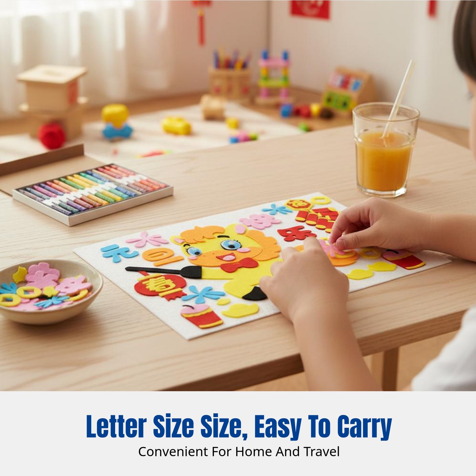 2026 New Year DIY Fabric Art S - Art Craft Kindergarten recension och pris
