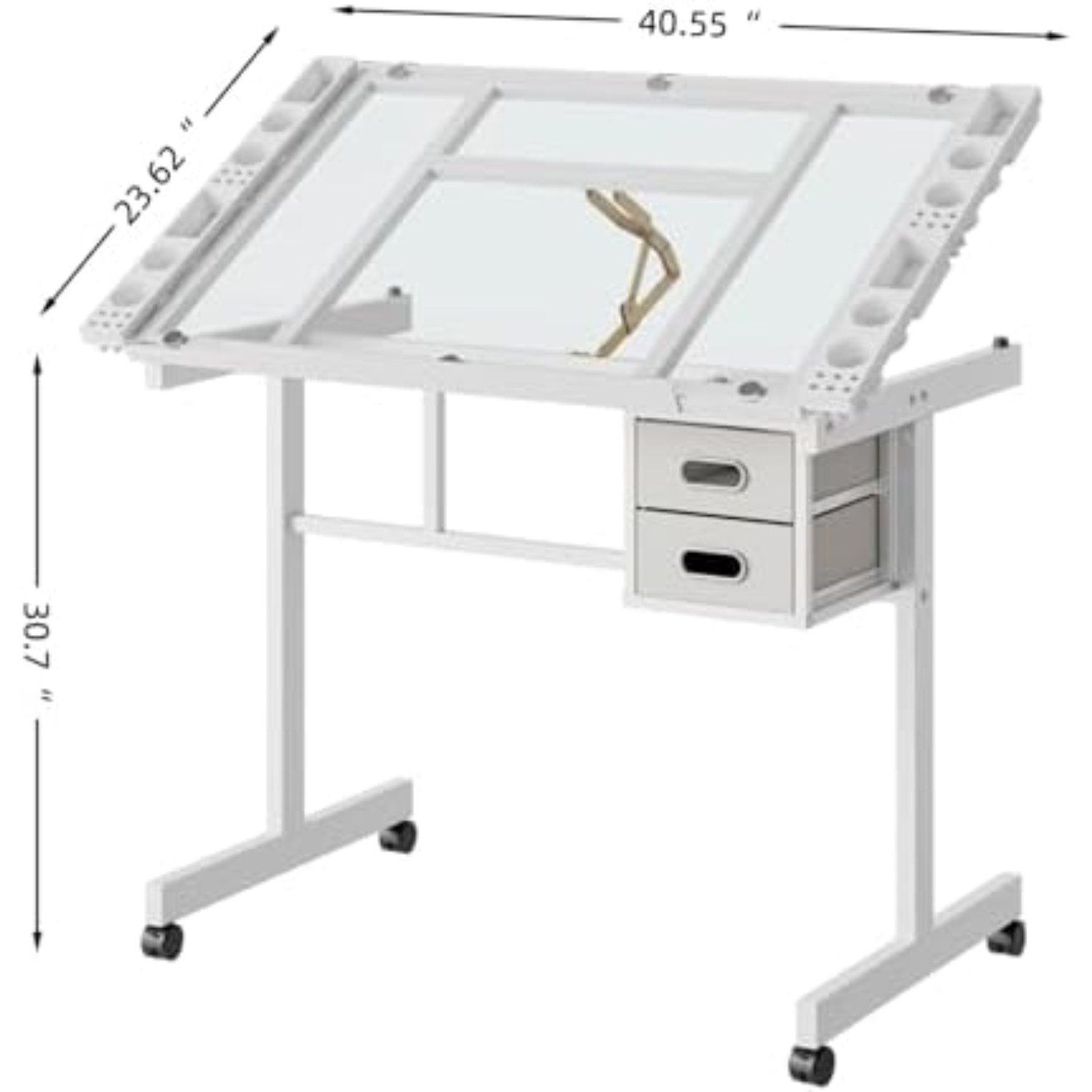 Rolling Drafting Table Desk, P - Art Craft Usa recension och pris