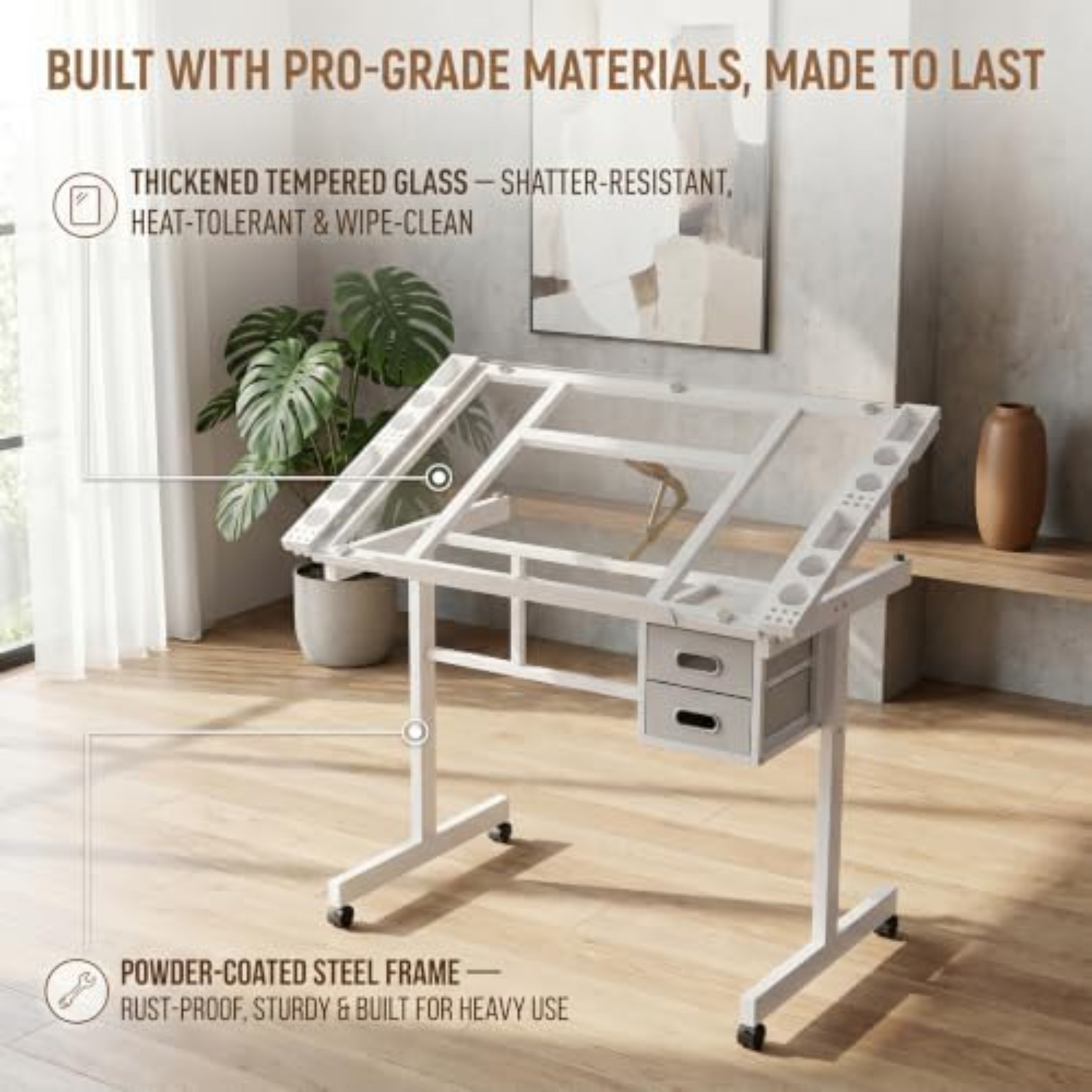 Rolling Drafting Table Desk, P - Art Craft Usa recension och pris