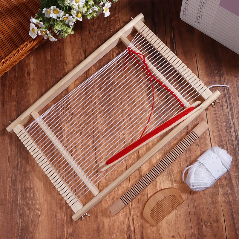 Wooden Warp Weaving Loom Set f - Loom Weaving Frame recension och pris