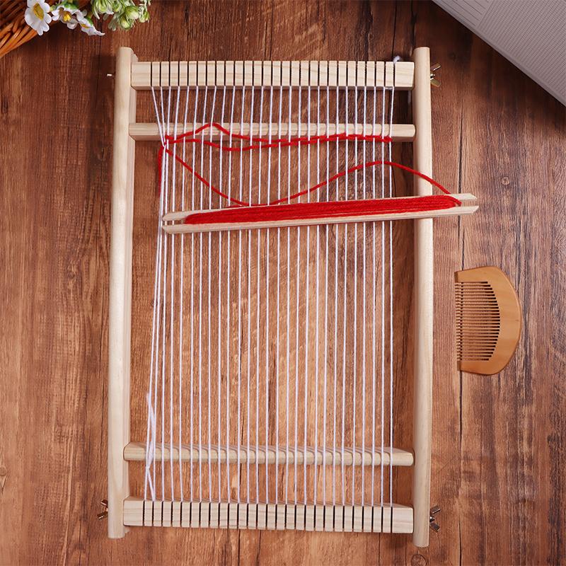 Wooden Warp Weaving Loom Set f - Loom Weaving Frame recension och pris