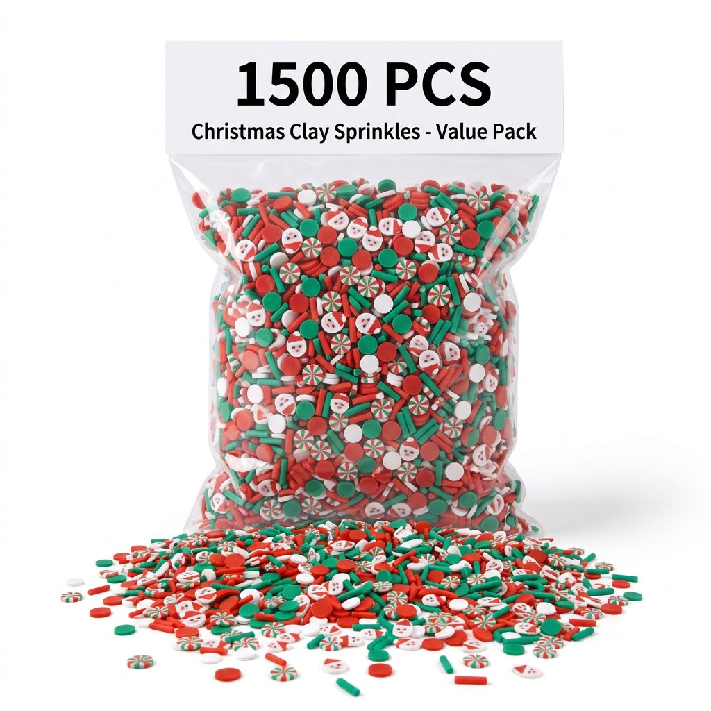 1500pcs Christmas Clay Sprinkl - Art Craft Event recension och pris