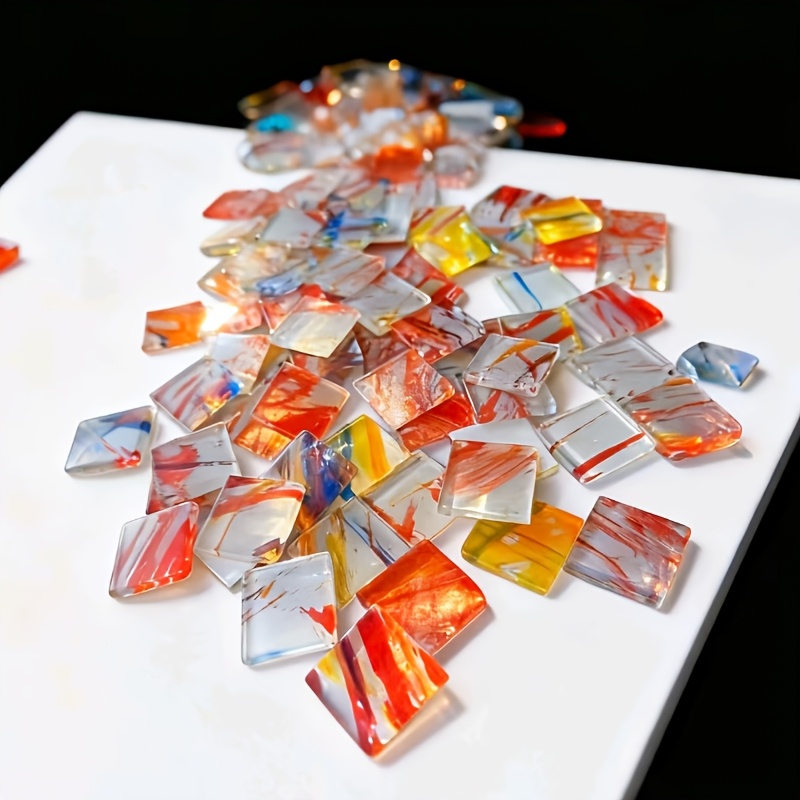 100g square mosaic hand-painte - Art Craft Bar recension och pris