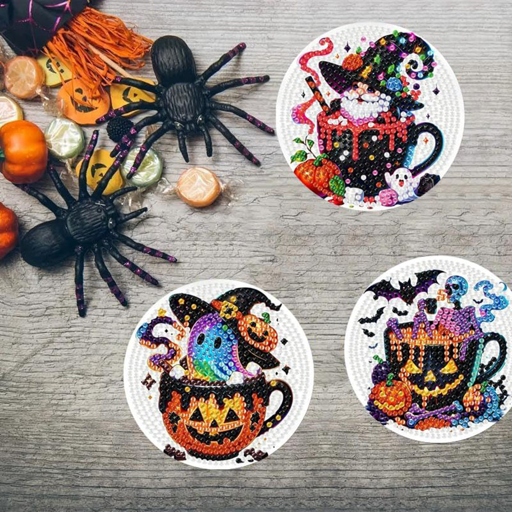 8PCS 5D Halloween Gnome Diamon - Craft Art Set recension och pris