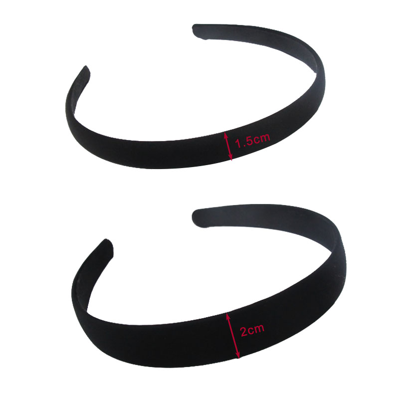 4pcs Black simple wide hair ba - Art And Craft Hair recension och pris
