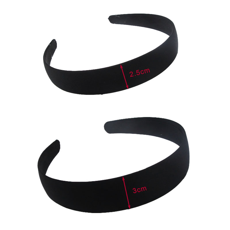 4pcs Black simple wide hair ba - Art And Craft Hair recension och pris