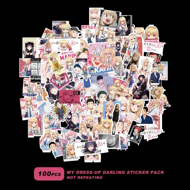 100pcs My Dress-Up Darling Mar - Origami Paper Set recension och pris