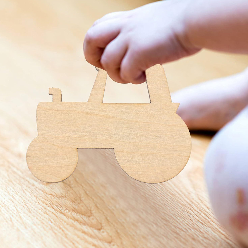 40Pcs Wooden Tractor DIY Craft - Art Craft Activities For Preschoolers recension och pris