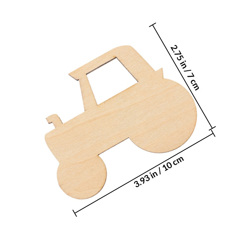 40Pcs Wooden Tractor DIY Craft - Art Craft Activities For Preschoolers recension och pris