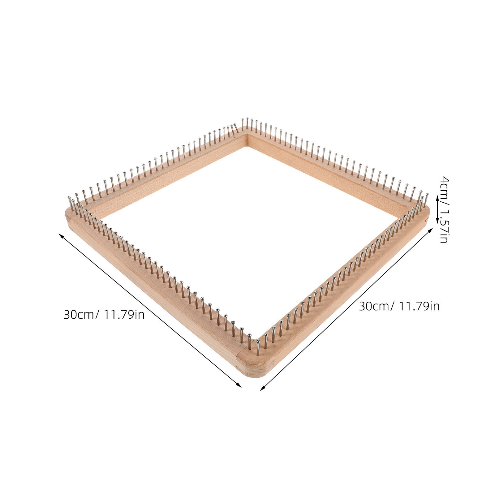 Wooden Knitting Loom 30x30cm S - Loom Weaving Frame recension och pris