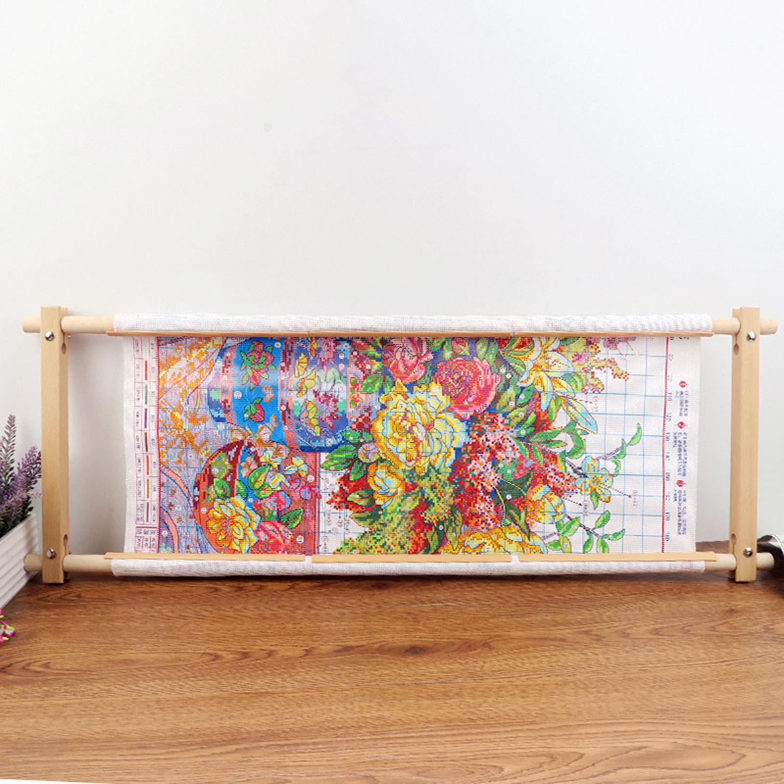 Beech Embroidery Scroll Frame  - Loom Weaving Frame recension och pris