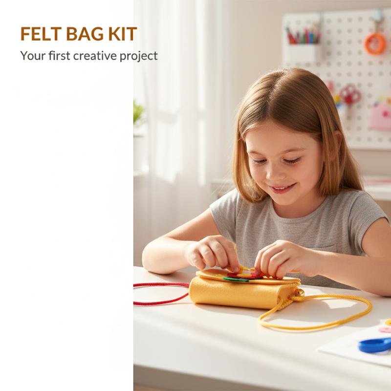 Felt Bag Making Kit for Childr - Art Craft Kindergarten recension och pris