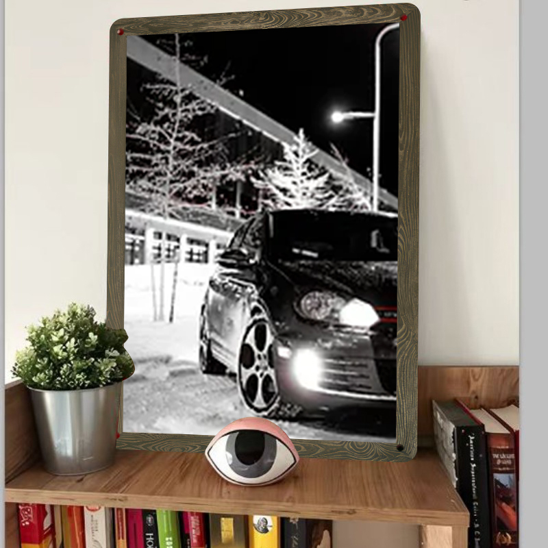 Winter Street Car Night View I - Art Craft Winter recension och pris