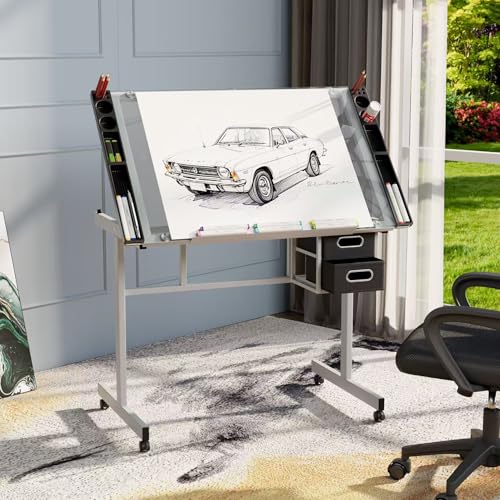 Adjustable Drafting Table with - Art Craft Usa recension och pris