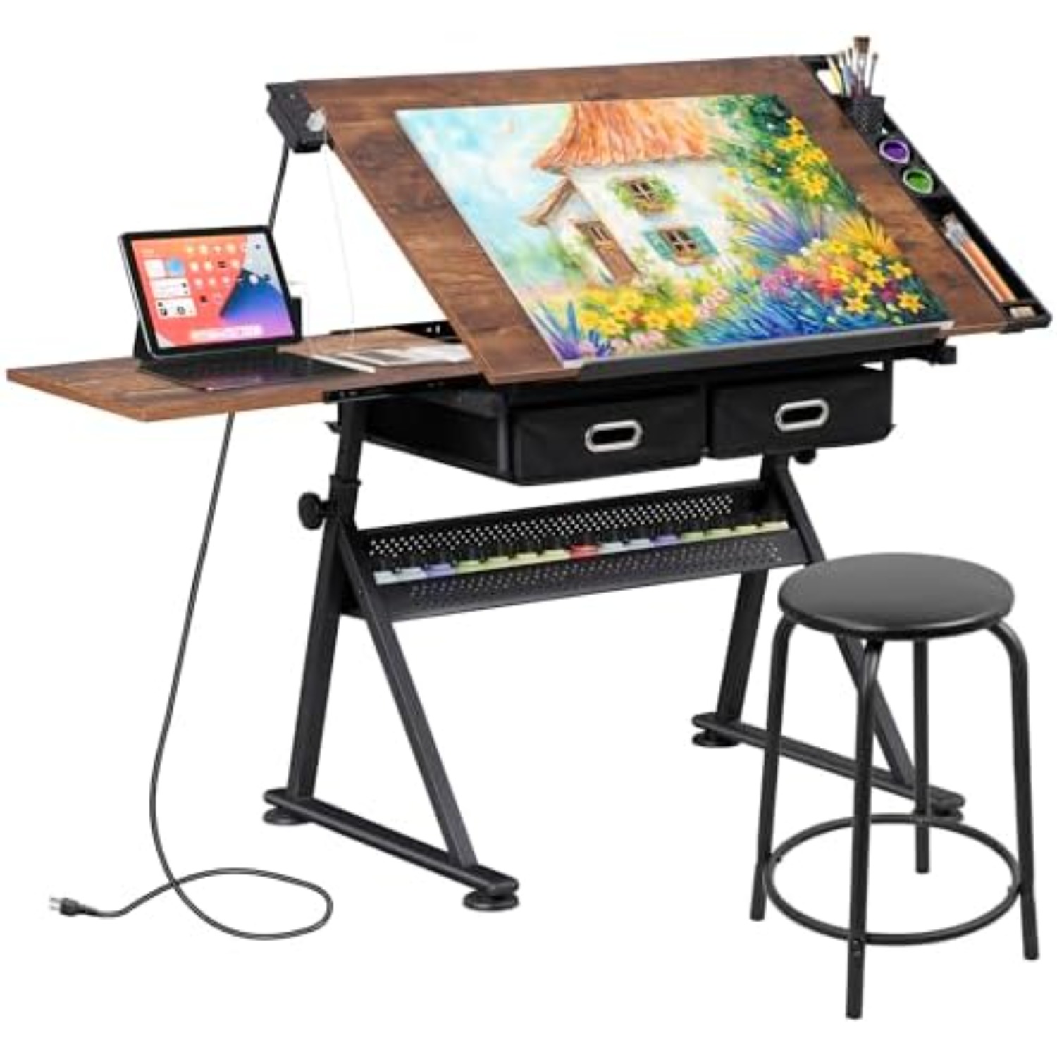 Adjustable Drafting Table with - Art Craft Usa recension och pris
