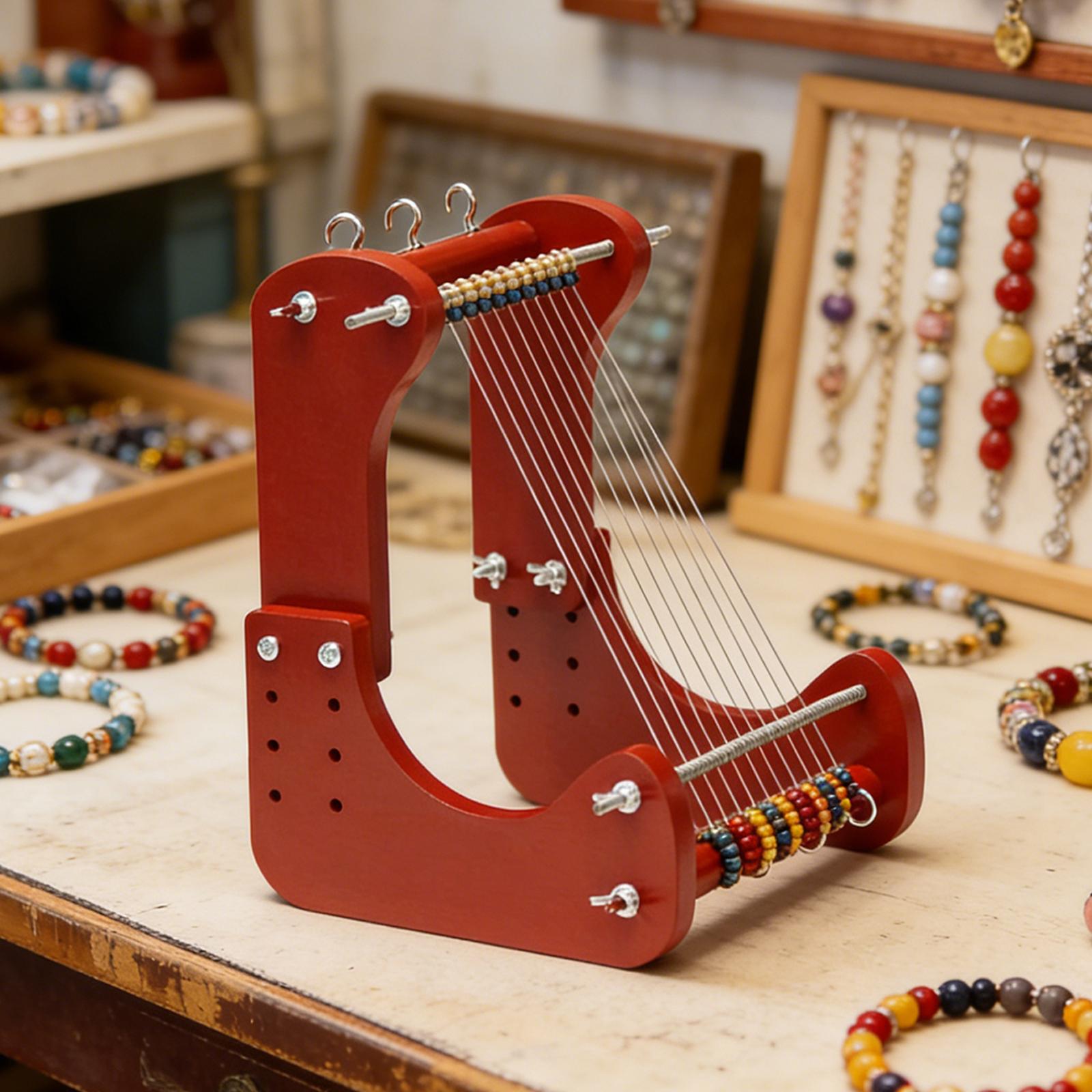 Adjustable Bead Loom DIY Acces - Loom Weaving Frame recension och pris