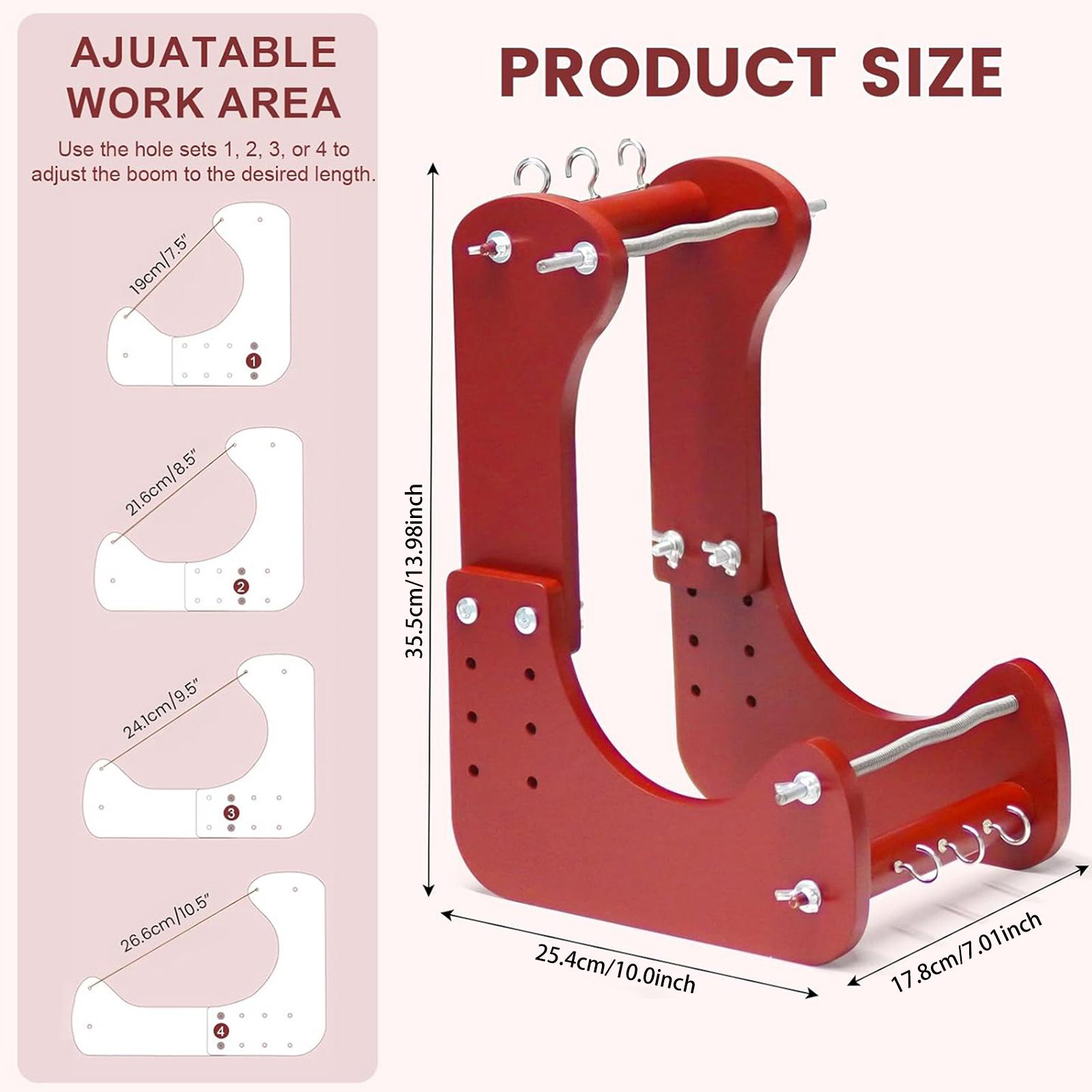 Adjustable Bead Loom DIY Acces - Loom Weaving Frame recension och pris