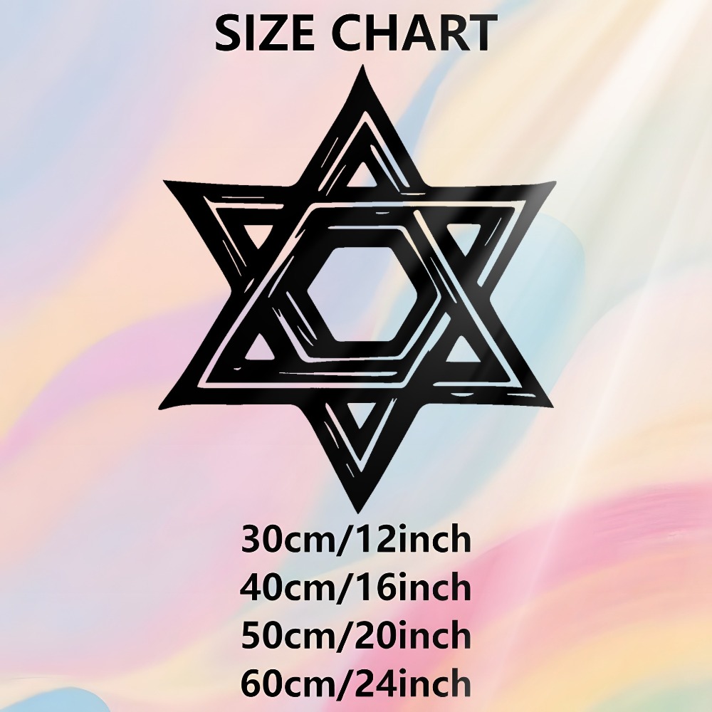 CIFBUY Iron Wall Art Star of D - Art & Craft Photos recension och pris