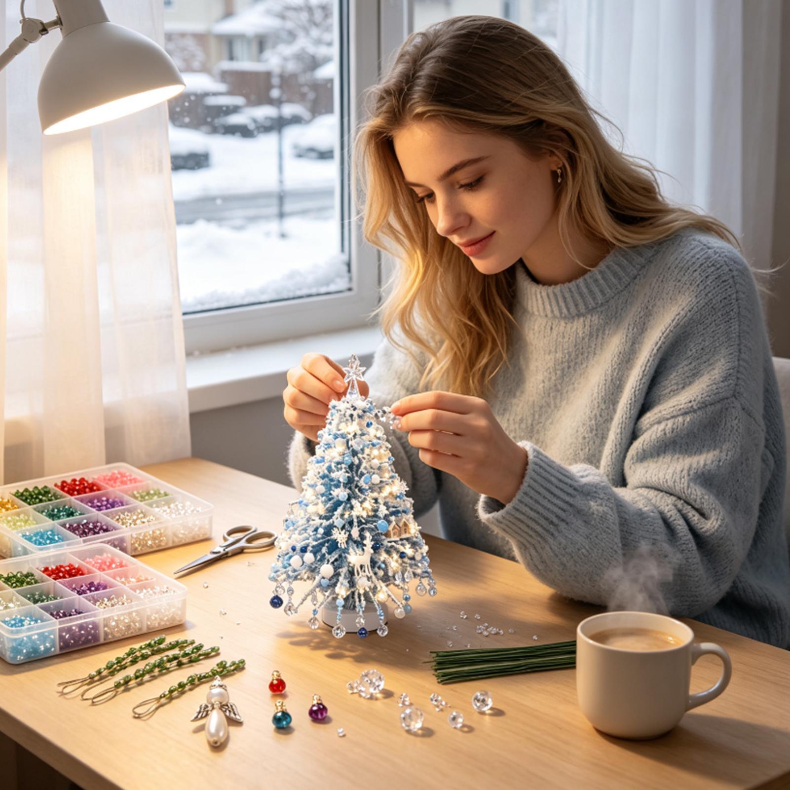 Beaded Christmas Tree Kit Wint - Art Craft Winter recension och pris