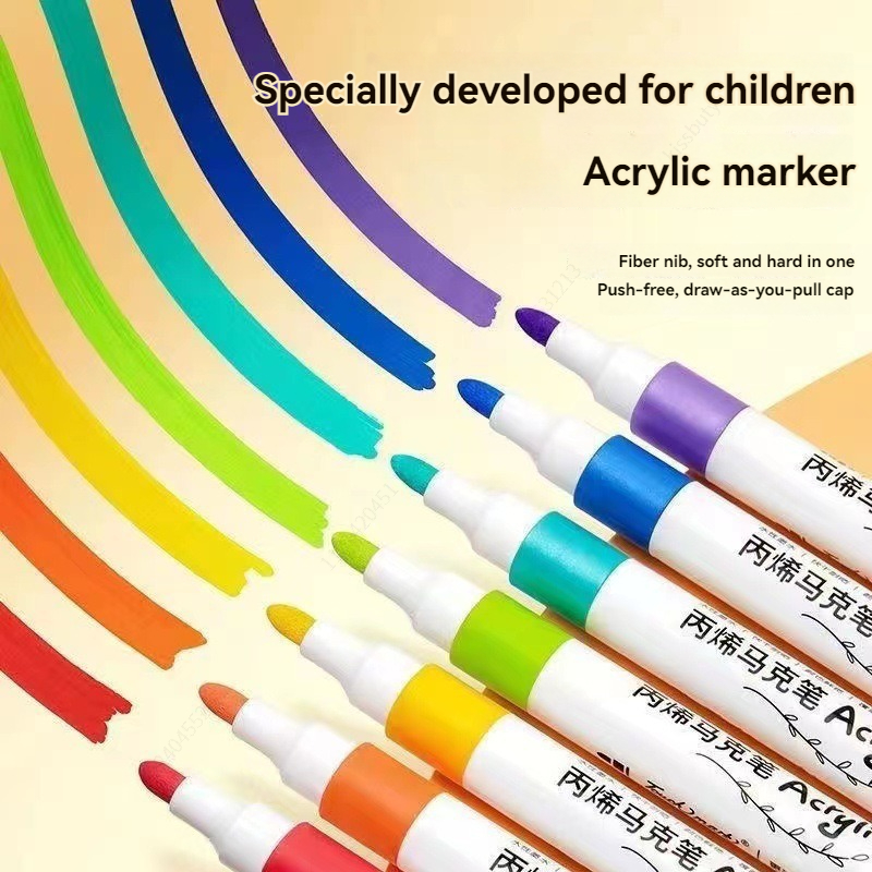 12-80 Colores Set Acrylic Pain - Art Craft Kindergarten recension och pris