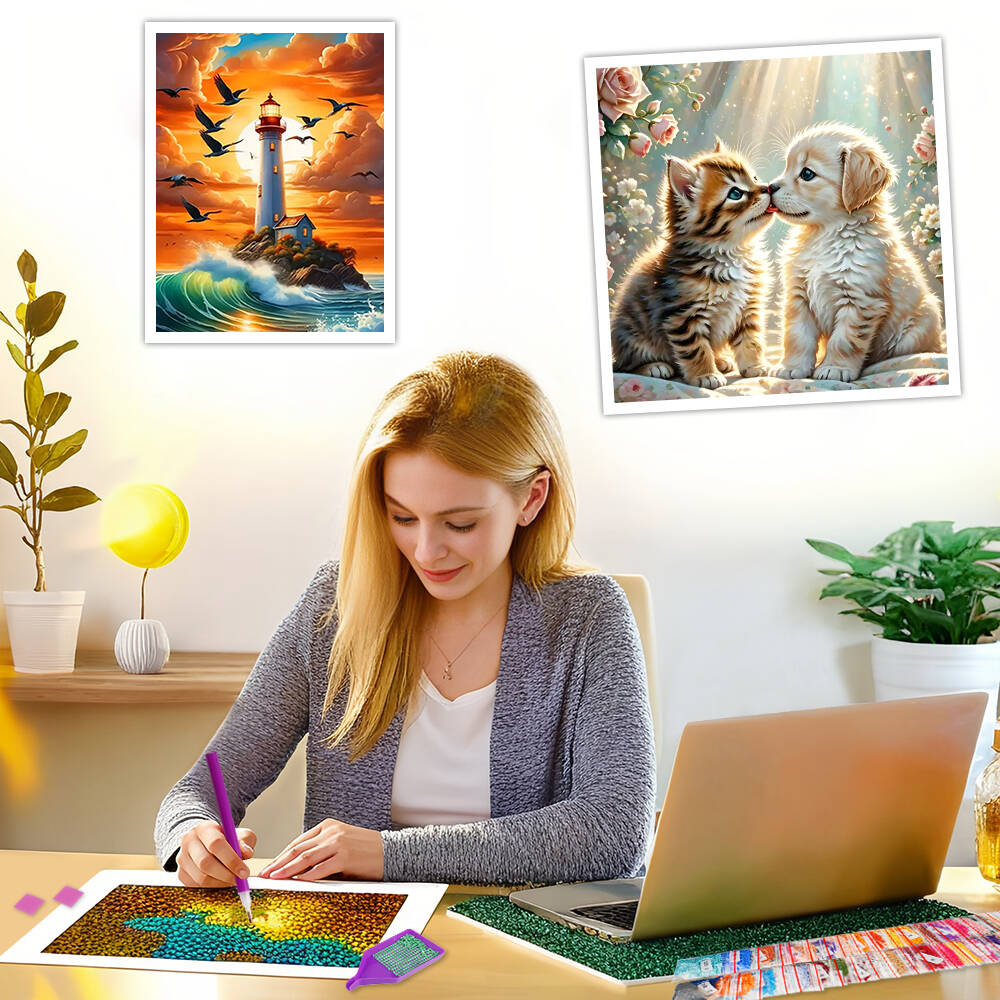 EverShine DIY 5D Diamond Paint - Art Craft Winter recension och pris