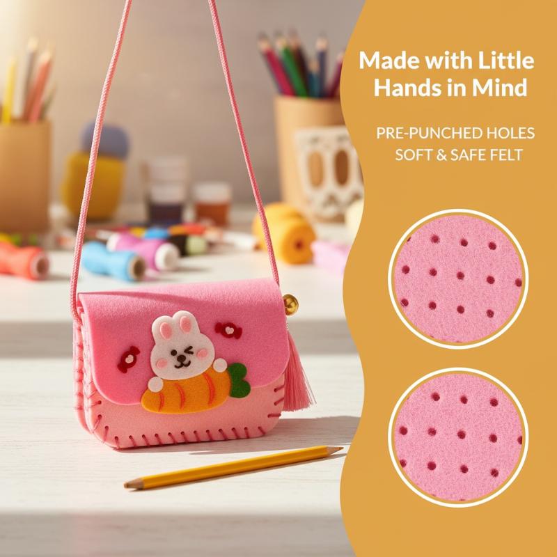 Children Felt Bag Making Kit D - Art Craft Kindergarten recension och pris